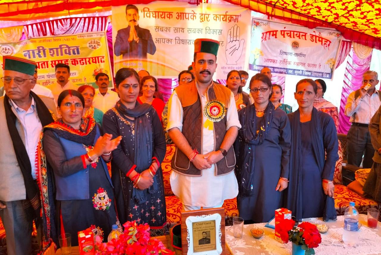 Honble-MLA-Shimla-Gramin-at-GP-Domehar